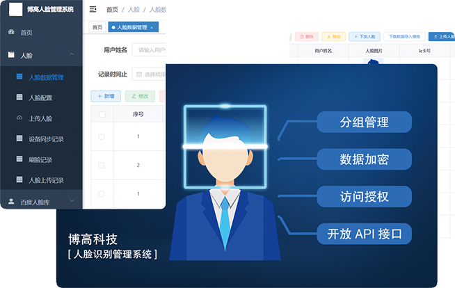 人脸识别出入管理主机