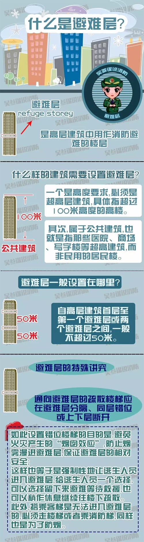 消防主机跨域避难层