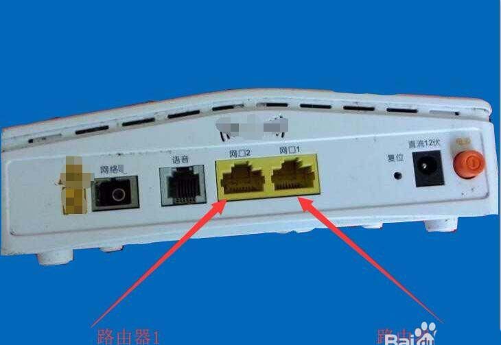 光猫路由器主机怎样链接图片