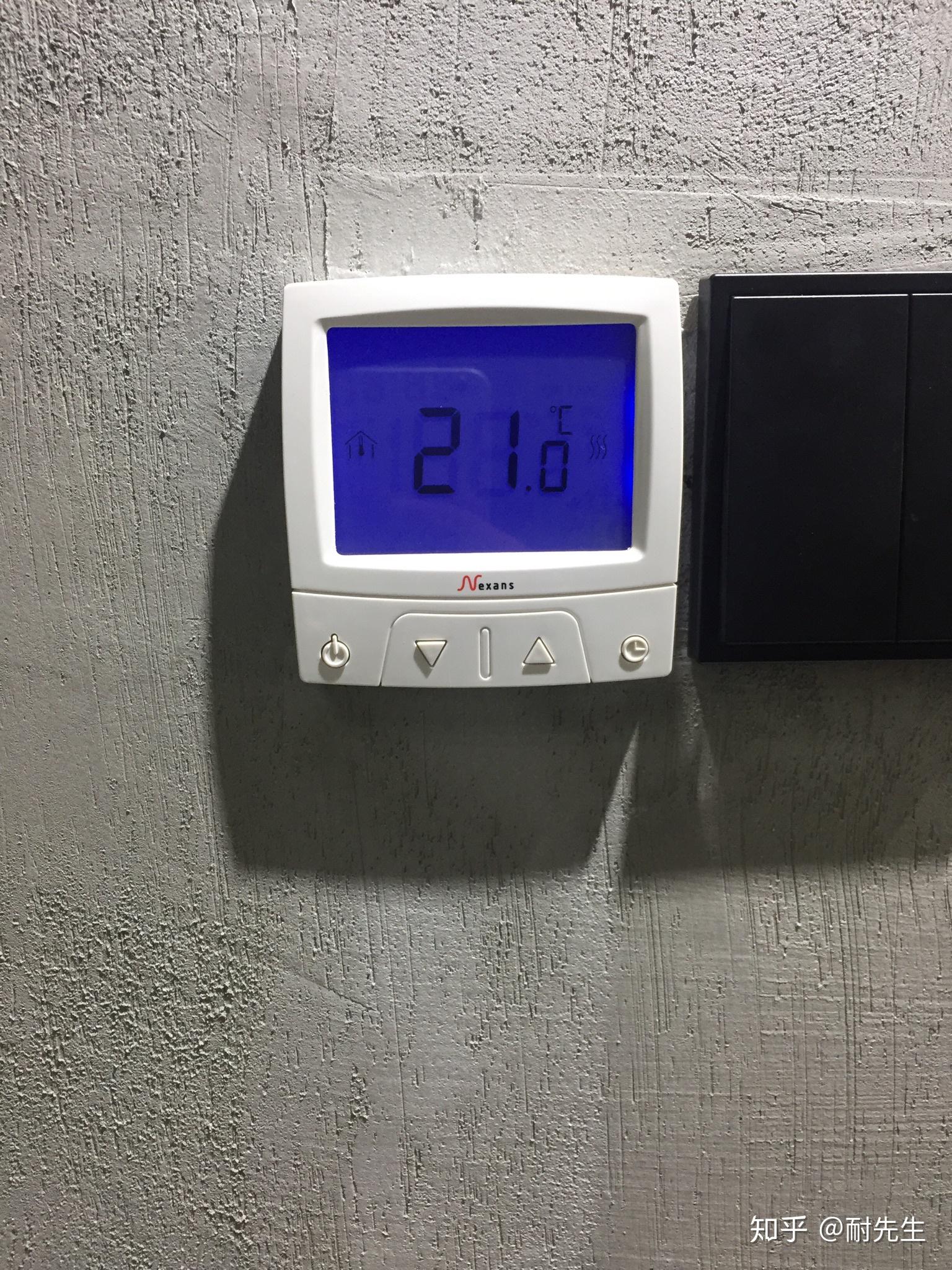 电地暖温控怎么设置主机