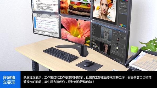 主机扩展多个显示器