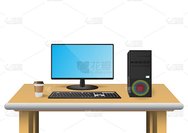 电脑主机放桌子上还是下面