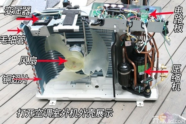 空调外主机怎么拆