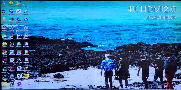 华硕主机连接电视