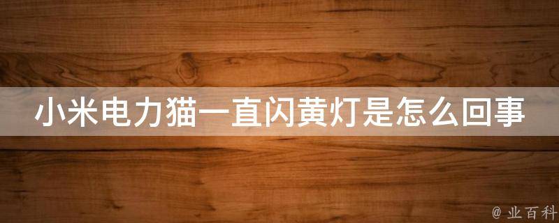 小米电力猫主机