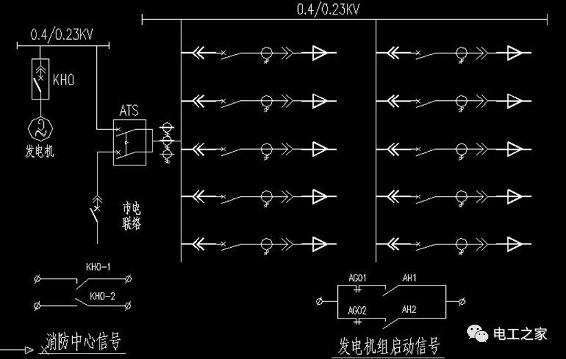 消防主机线是从弱电井里
