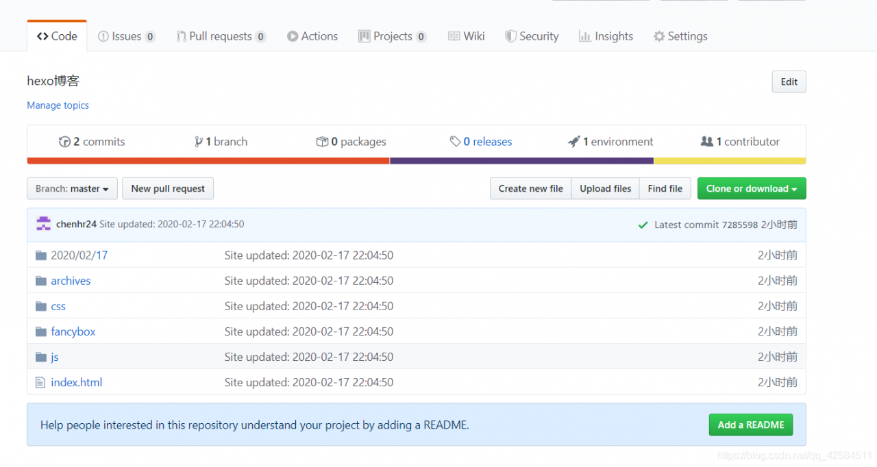 搭建博客的主机