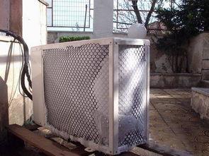 格力空调外面主机铜管结霜