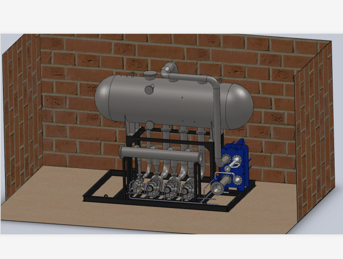 水源热泵主机组装视频