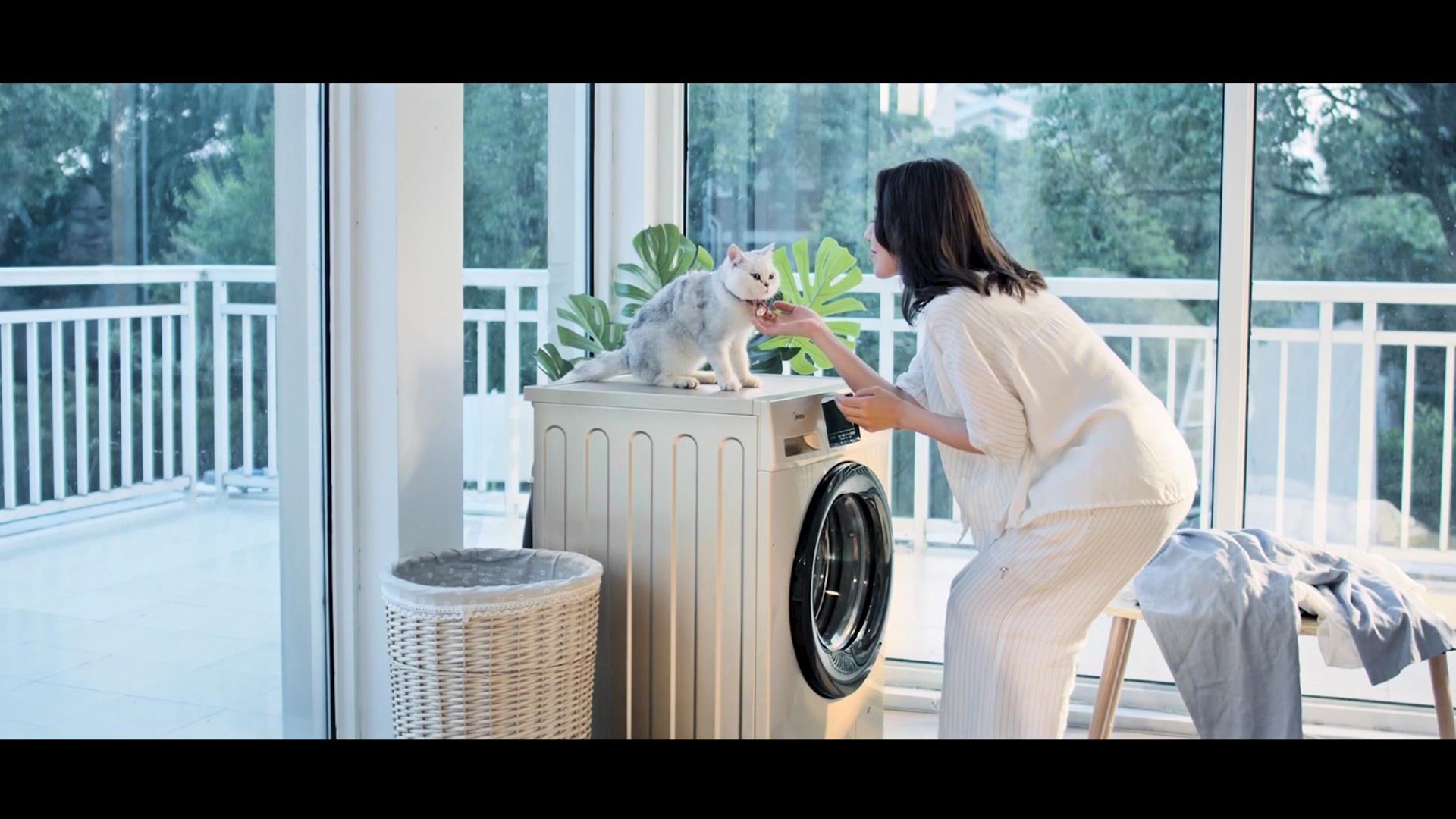 美的洗衣机主机配件