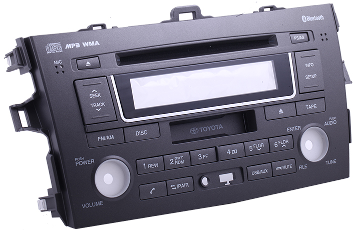 卡罗拉音响主机蓝色线