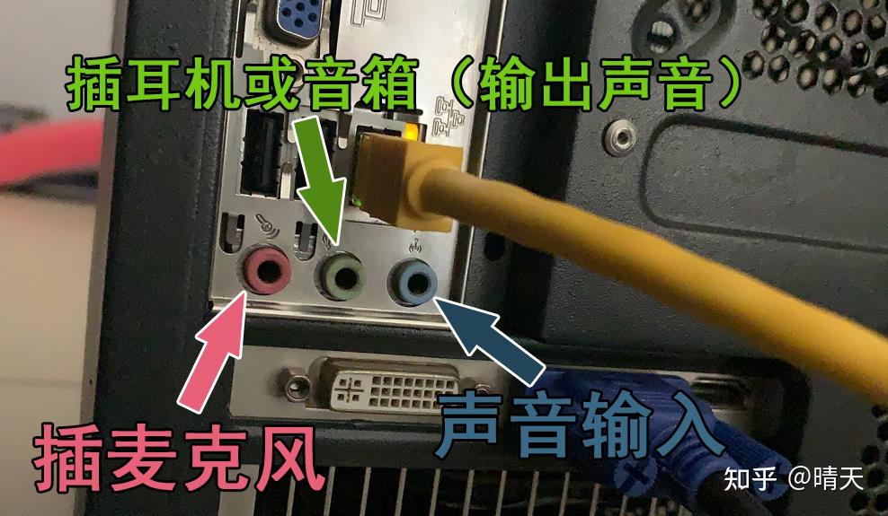 台式机主机有声音