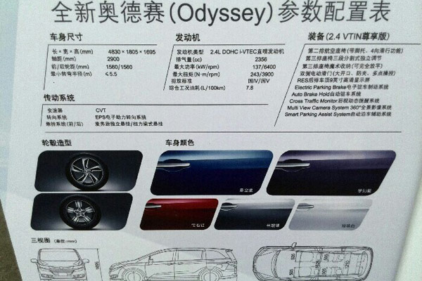 奥德赛主机功能